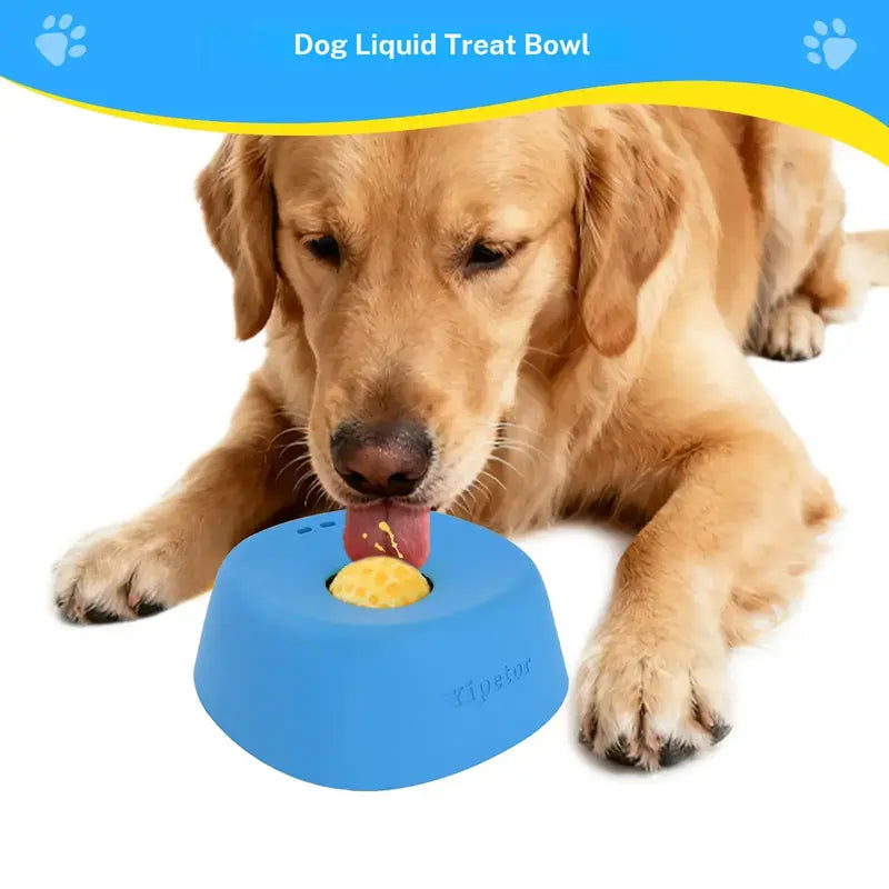 Slow Feeder Dog Bowl for Liquid Treats & Anti-Choking Lick Pad