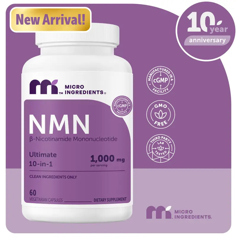 10-in-1 NMN Supplement 1000mg – Ultimate Cellular Energy & Anti-Aging Complex