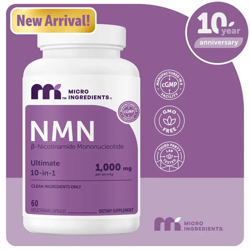 10-in-1 NMN Supplement 1000mg – Ultimate Cellular Energy & Anti-Aging Complex
