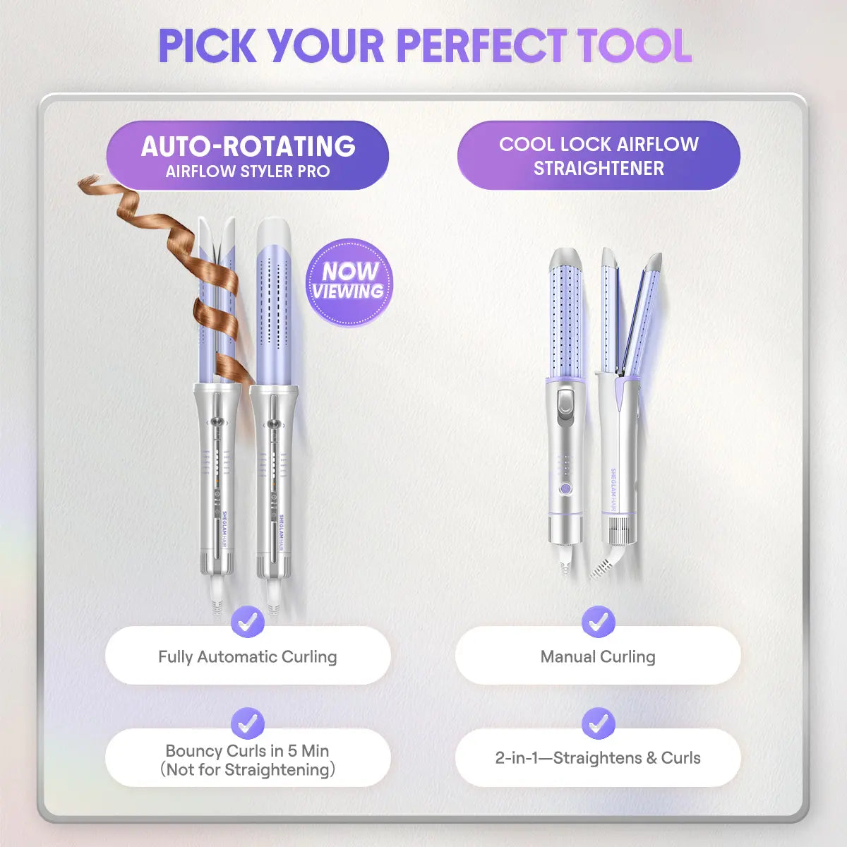 Airflow Automatic Rotating Hair Styler & Curler
