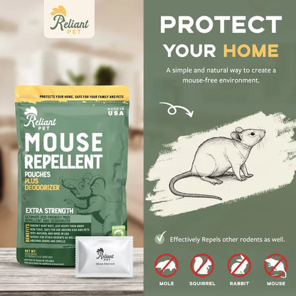 Natural Peppermint Oil Mouse Repellent Pouches – Safe For Kids & Pets