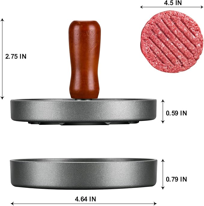 Professional Non-Stick Burger Press & Patty Maker