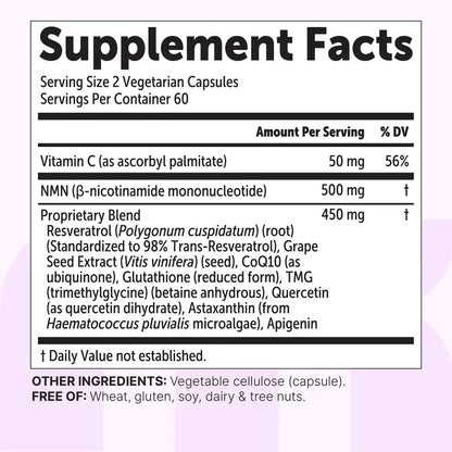 10-in-1 NMN Supplement 1000mg – Ultimate Cellular Energy & Anti-Aging Complex