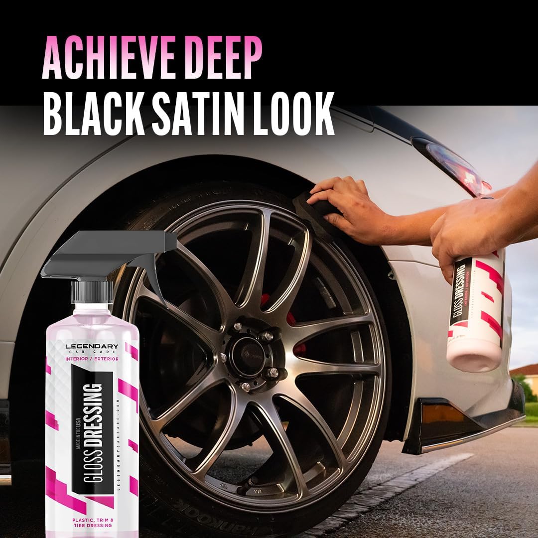 Instant High-Gloss Shine Spray for Tires, Trim & Interior