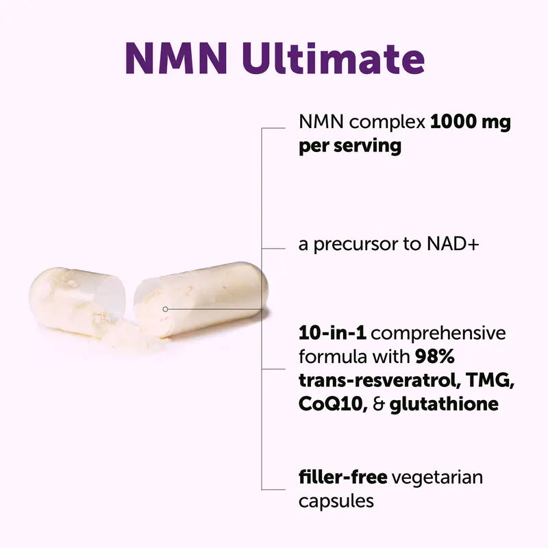 10-in-1 NMN Supplement 1000mg – Ultimate Cellular Energy & Anti-Aging Complex