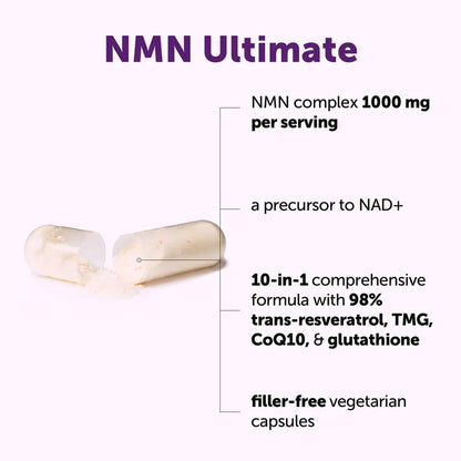 10-in-1 NMN Supplement 1000mg – Ultimate Cellular Energy & Anti-Aging Complex