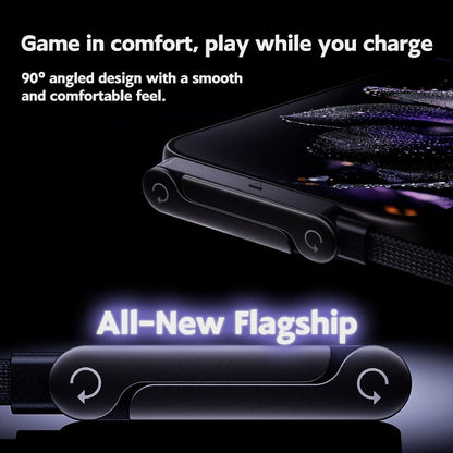 240W Fast Charging Cable with Built-in Invisible Stand