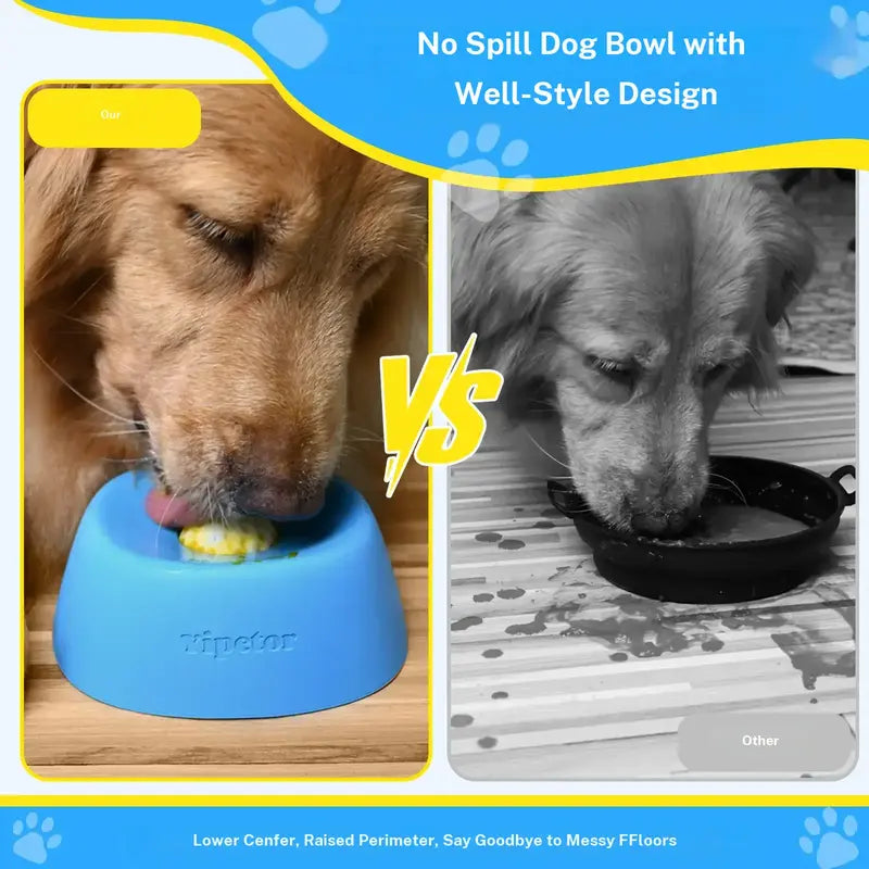 Slow Feeder Dog Bowl for Liquid Treats & Anti-Choking Lick Pad