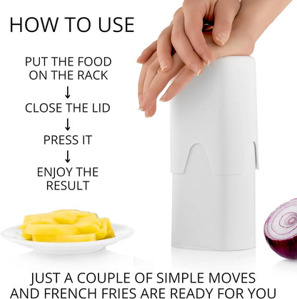 Quick & Effortless French Fry & Veggie Cutter