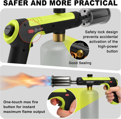 Ultra-Powerful 3272°F Propane Torch Gun – Instant One-Touch Ignition