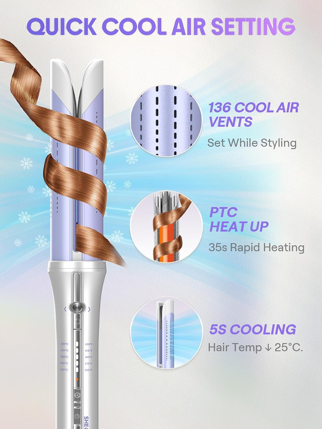 Automatic Rotating Airflow Styler — Effortless Salon Curls in Seconds