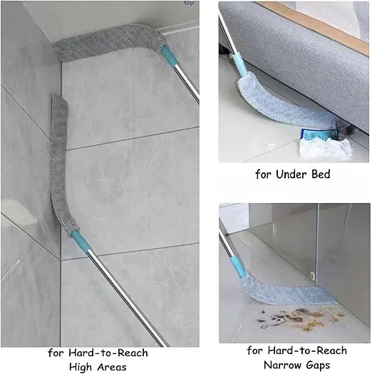 Effortless Gap Cleaning Under Low Furniture & High Places