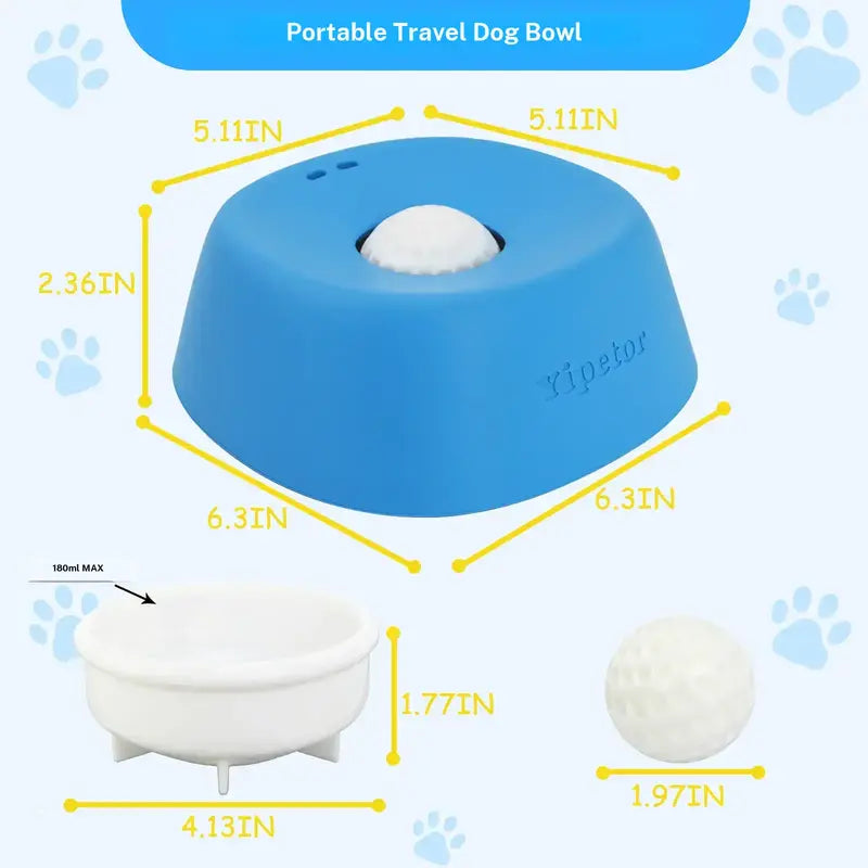 Slow Feeder Dog Bowl for Liquid Treats & Anti-Choking Lick Pad