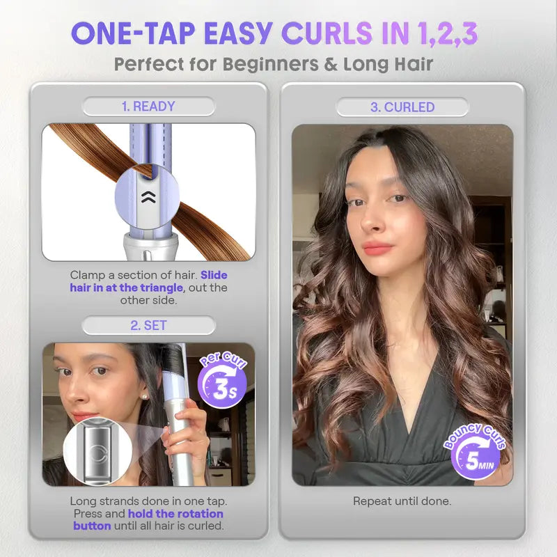 Airflow Automatic Rotating Hair Styler & Curler