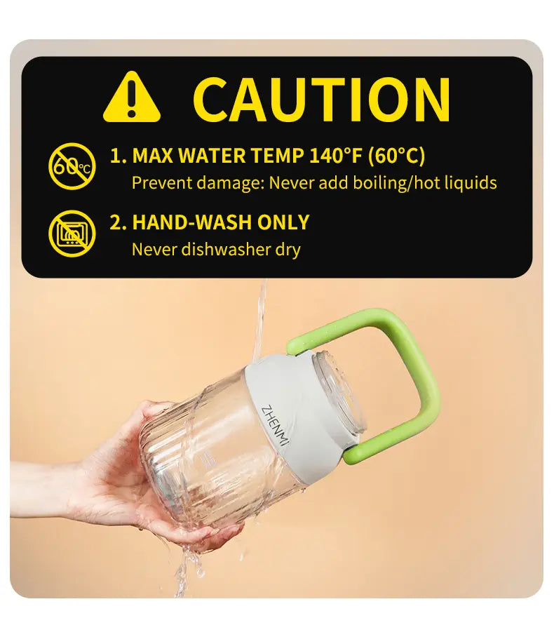1000ml Cordless Portable Blender – Fresh Smoothies Anywhere, Anytime
