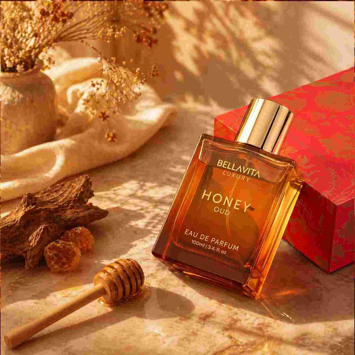 Long-Lasting Honey Oud Eau De Parfum Spray for Men & Women
