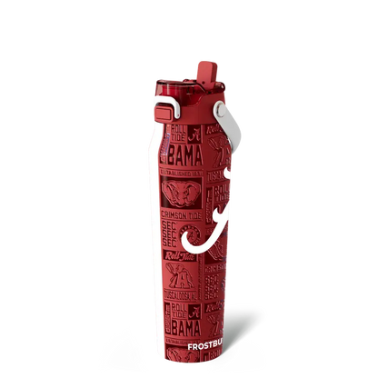 32oz Dual-Lid Insulated Stainless Steel Water Bottle — Sip & Chug in One