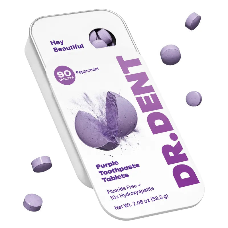 Instant Purple Color-Correcting Teeth Whitening Tablets