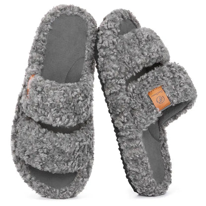 Ultra-Soft Cloud Plush Slippers with Non-Slip Support