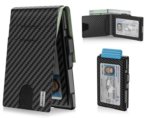 Instant Pop-Up Slim Metal Wallet with RFID Blocking Security
