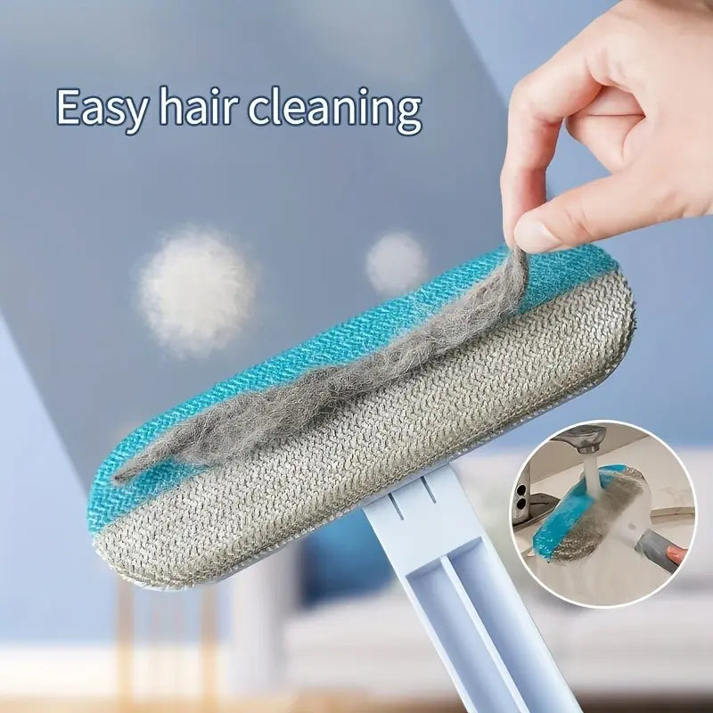Multi-Surface Pet Hair Remover Brush with Extended Handle | 2 Pack per Set