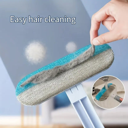 Multi-Surface Pet Hair Remover Brush with Extended Handle | 2 Pack per Set