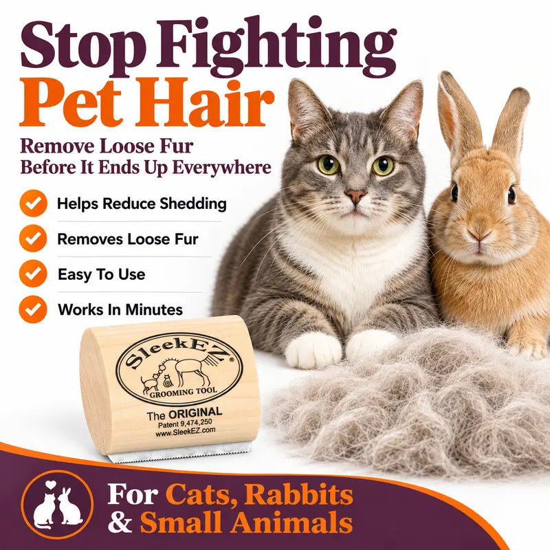 Effortless Pet Deshedding Grooming Tool for Loose Fur & Undercoat