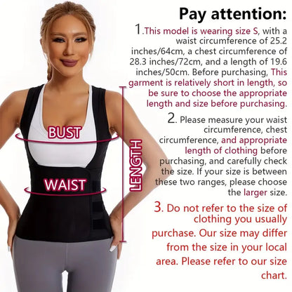 Women's Sweat Polymer Vest Waist Trainer Body Shaper | Buy 1 Get 1 Free