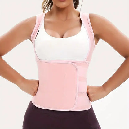 Women's Sweat Polymer Vest Waist Trainer Body Shaper | Buy 1 Get 1 Free