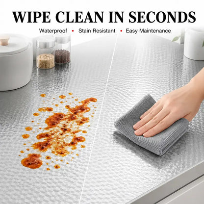 Oil-Proof Peel and Stick Aluminum Kitchen Backsplash Liner | Buy 1 Get 1 Free