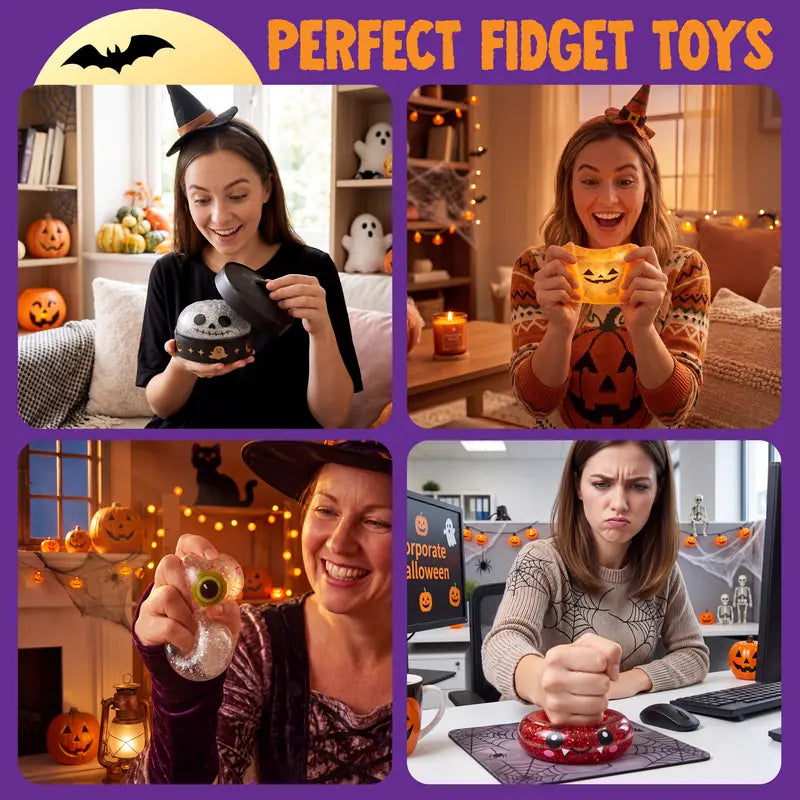 Melt Away Stress Instantly with Halloween Dumpling Squishies!
