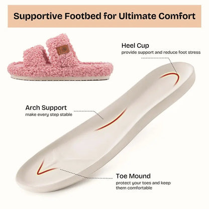 Ultra-Soft Cloud Plush Slippers with Non-Slip Support