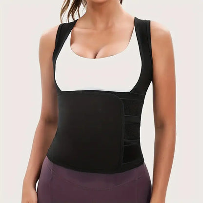 Women's Sweat Polymer Vest Waist Trainer Body Shaper | Buy 1 Get 1 Free
