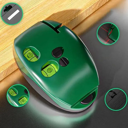 Precision Laser Level Tool with Dual Bubble Vials for Picture Hanging & DIY Alignment