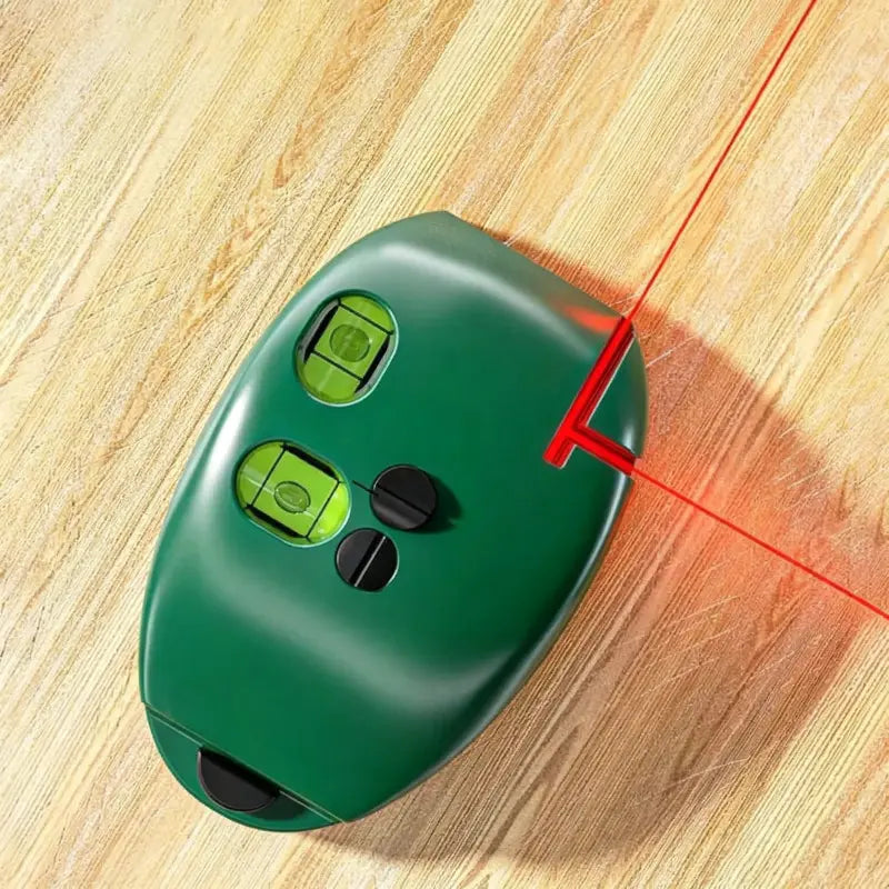 Precision Laser Level Tool with Dual Bubble Vials for Picture Hanging & DIY Alignment