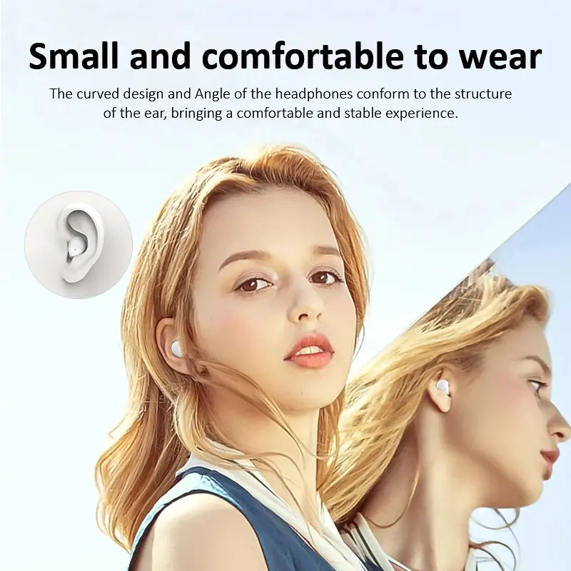 Ultra-Mini Invisible Sleep Earbuds for Side Sleepers & Daily Focus
