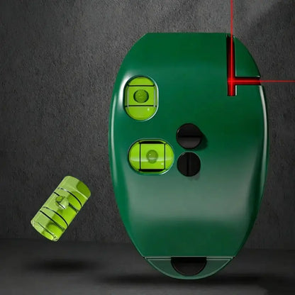 Precision Laser Level Tool with Dual Bubble Vials for Picture Hanging & DIY Alignment